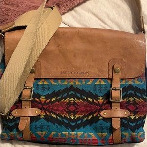 Pendleton Wool Messenger Bag